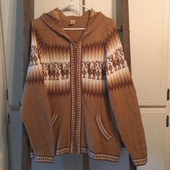 lucy Iburg Other - vintage  sweater size large alpaca